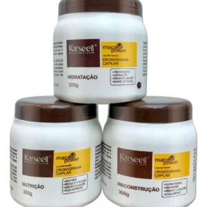Kit Cronograma Karseell Hidratação Nutrição E Reconstrução