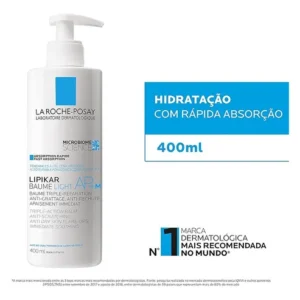 Hidratante Intensivo Absorção Rápida Anti Coceira Lipikar Baume Ap M Light 400ml La Roche-Posay