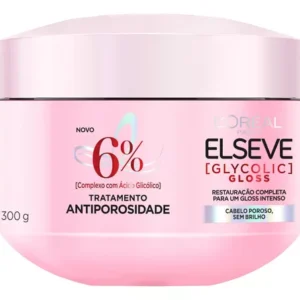 Máscara de Tratamento Antiporosidade Elseve Glycolic Gloss 300g